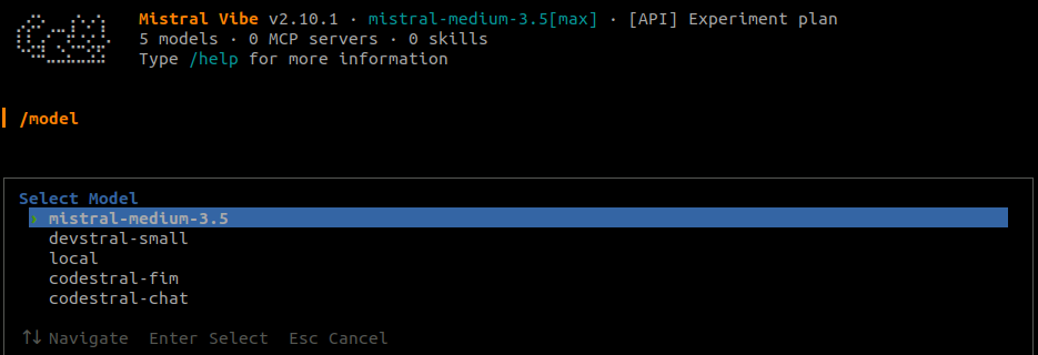 Codestral Config Endpoints (chat & fim)